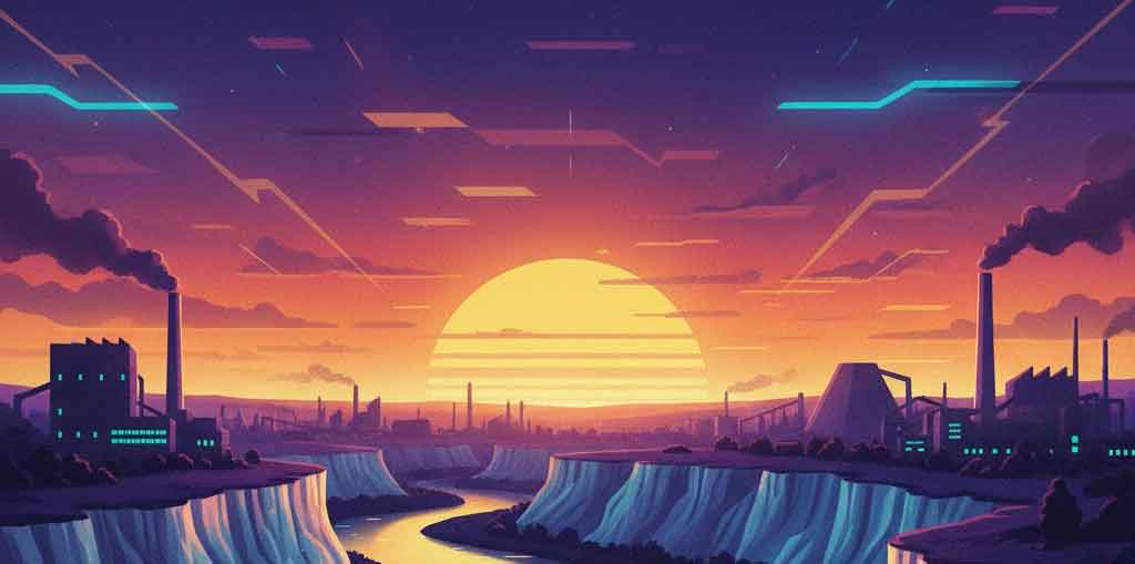 Величний Лисичанськ на кручах над Дінцем на світанку