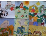 Виставка малюнків "Безпека та мир в Україні"