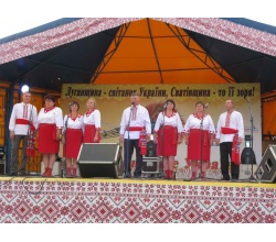Фото під час свята Фестивалю Слобожанський спас Сватове 2015 рік