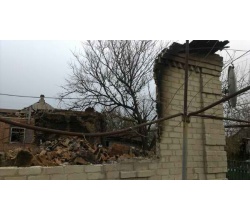 Останки зруйнованого будинку по вул. Щорса 29 жовтня 2015