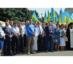 24 серпня 2017 р. в м. Сватове відбувся обласний захід з нагоди Дня незалежності України. Під час святкування.