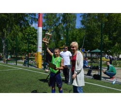 Турнір з міні-футболу серед школярів на Кубок газети "Голос громади" Нагородження