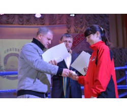 Другий Відкритий турнір з кікбоксингу на Кубок Сватівсько міської ради 2016 р. Під час нагородження.