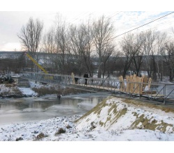 Строительство нового моста через р. Красная зима 2013 год