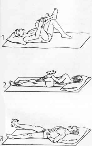 Лечебная физкультура упражнения лёжа на спине