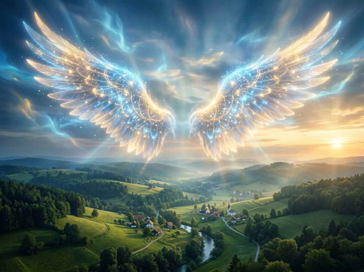 Божий захист, світло, небесні крила, духовна пісня естрада